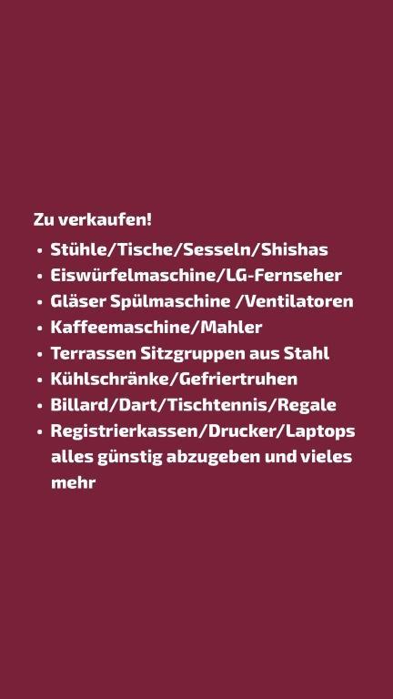 Gastronomie Inventar/Alles muss Raus in Österreich - Bild 1