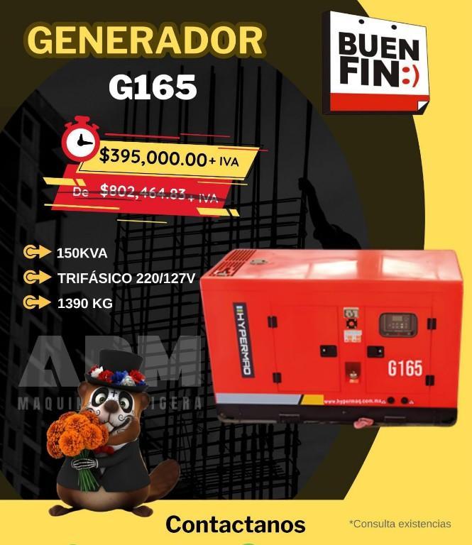 generador 165 hy en México - Imagen 1