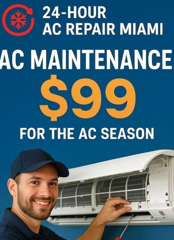 AC Repair 24/7 N Miami Low Rates All Work Guaranteed in Dothan - Image 1
