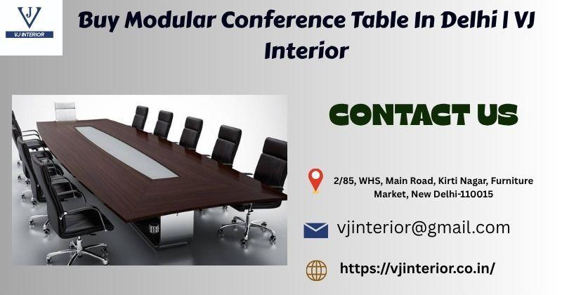 Buy Modular Conference Table In Delhi | VJ Interior in Noida - Image 1
