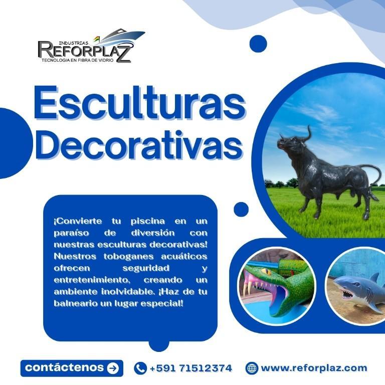 ESCULTURAS DECORATIVAS en Vallegrande - Imagen 1