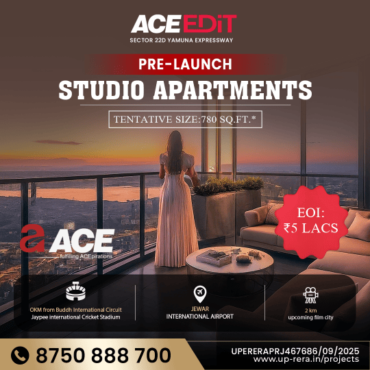 One Space, Endless Possibilities – Ace Edit Studio Residences in India - Image 1