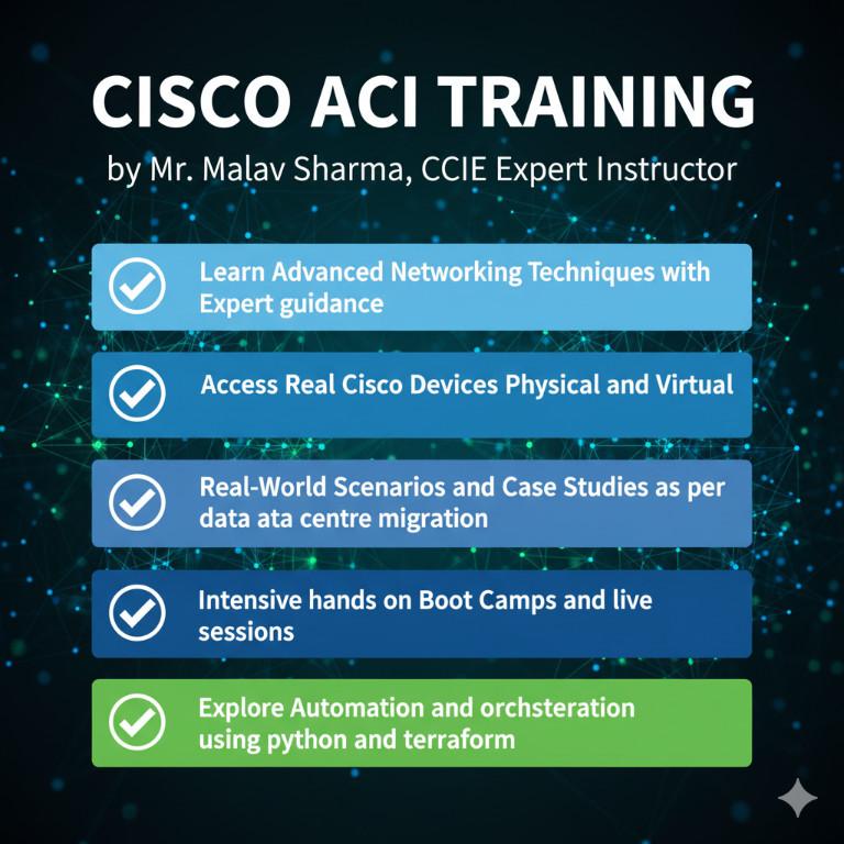Cisco ACI Training and Certification Course in Bangalore - Image 1