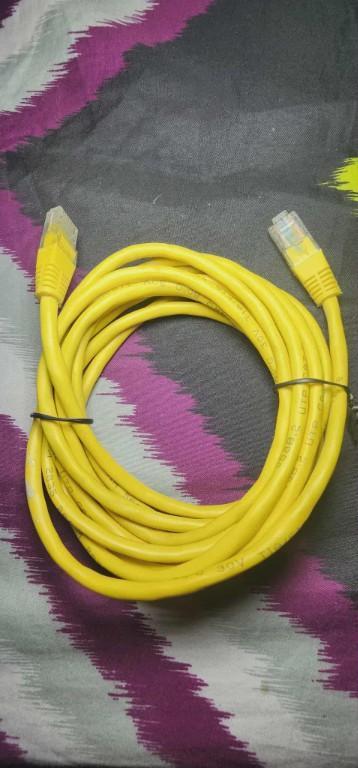 4m Yellow RJ45 Ethernet Cable in Las Piñas - Image 3