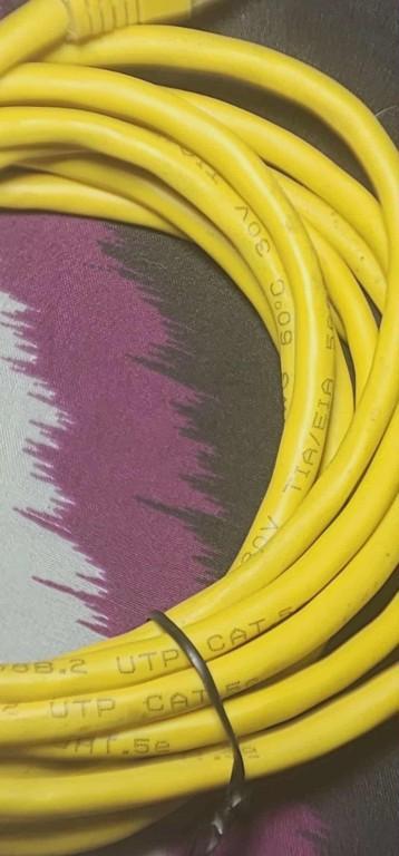 4m Yellow RJ45 Ethernet Cable in Las Piñas - Image 4