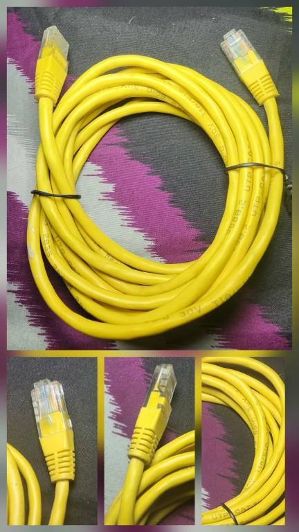 4m Yellow RJ45 Ethernet Cable in Las Piñas - Image 5