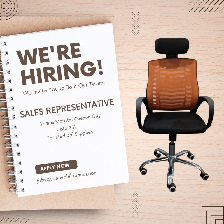 Sales Representative for Medical Supplies in Tomas Morato Quez in Quiapo - Image 1