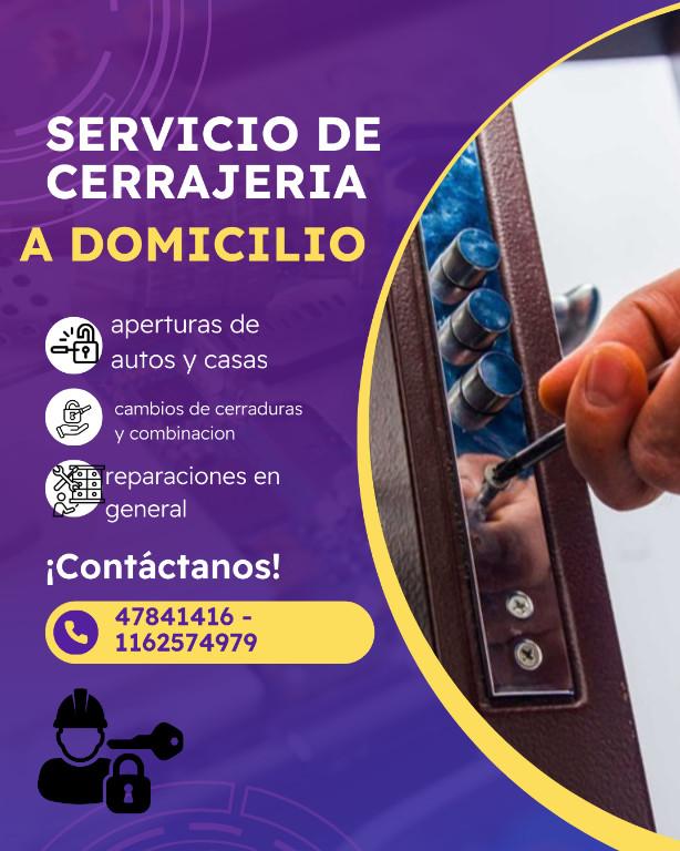 CERRAJERIA A DOMICILIO LAS 24 HORAS en Florencio Varela - Imagen 2