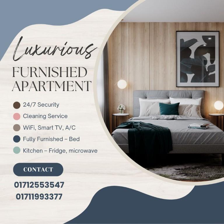 Modern chic 2-Room Studio Apartment for Rent in Bashundhara R/a in Bangladesh - Image 1