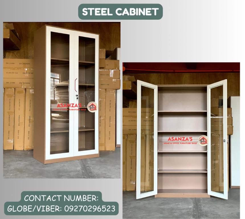 GLASS D O O R STEEL CABINET | HOME & OFFICE FURNITURE SHOP in Philippines - Image 4