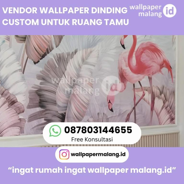 VENDOR WALLPAPER DINDING CUSTOM UNTUK RUANG TAMU in Indonesia - Image 1