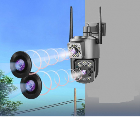 4G Sim Supported Dual Lens PTZ IP Camera in Bangladesh - Image 2
