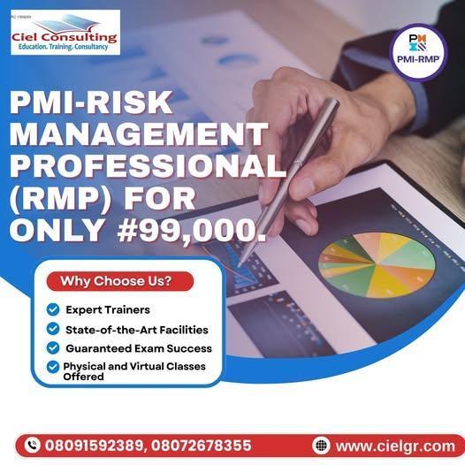 PMI-RISK MANAGEMENT PROFESSIONAL TRAINING in Nigeria - Image 1