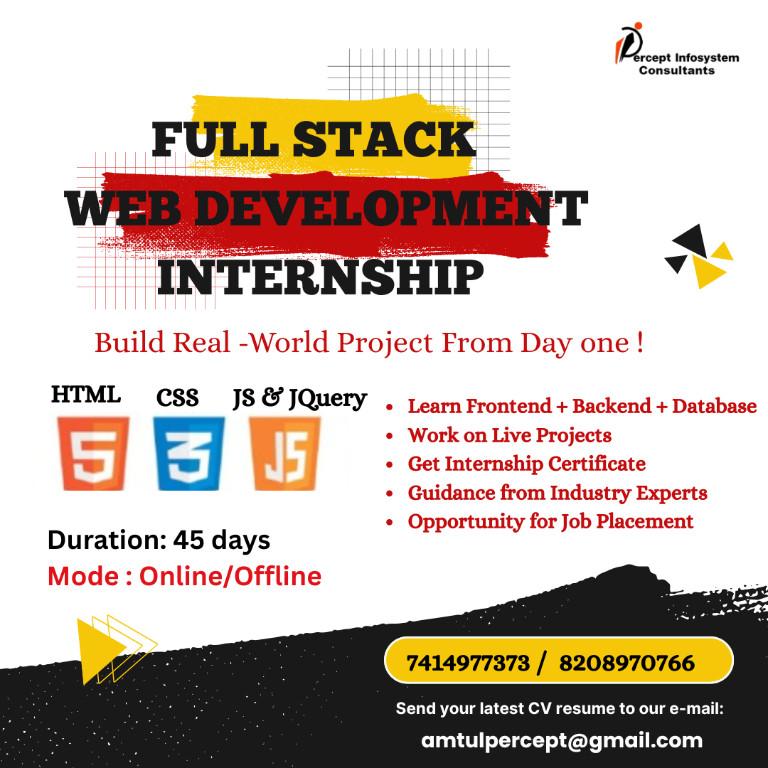 Full Stack Web Development internship i Nagpur in Nagpur - Image 1