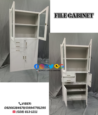 FILE CABINET W/SWING AND GLASS DOOR in Philippines - Image 7