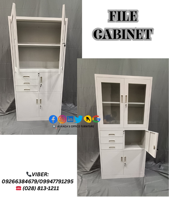 FILE CABINET W/SWING AND GLASS DOOR in Philippines - Image 4