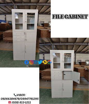 FILE CABINET W/SWING AND GLASS DOOR in Philippines - Image 3
