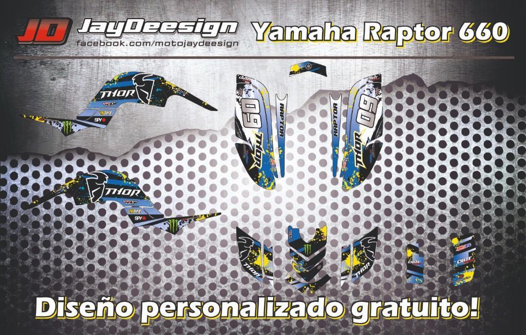 Pegatinas Yamaha Raptor660 en España - Imagen 6
