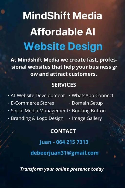 Website Designing in Nelspruit - Image 1