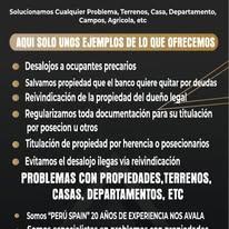 ¿PROBLEMAS CON PROPIEDADES,TERRENOS CASAS,DEPARTAMENTOS,ETC en Lima - Imagen 8
