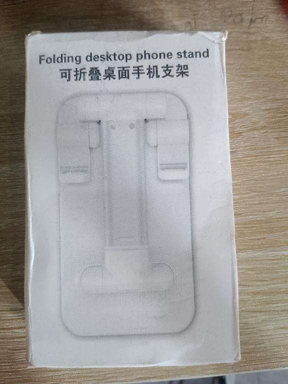 White Foldable Phone Stand in Nigeria - Image 3