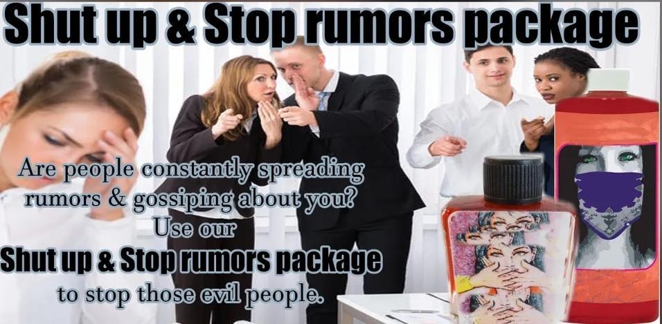 SHUT UP AND STOP RUMORS PACKAGE in Sarang Rimau - Image 1