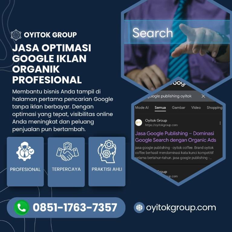 JASA OPTIMASI GOOGLE IKLAN ORGANIK PROFESIONAL in Mamuju - Image 1