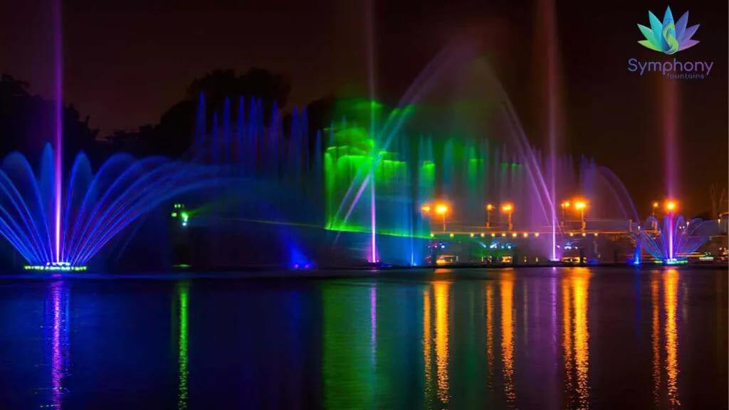 Floating Musical Fountain Installation in India - Image 1