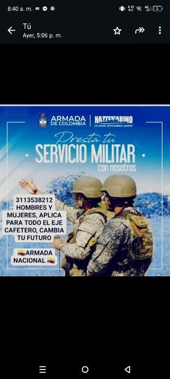 EMPLEO ARMADA NACIONAL en Colombia - Imagen 1