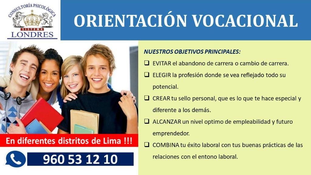 ORIENTACIÓN VOCACIONAL EN LIMA en Perú - Imagen 1