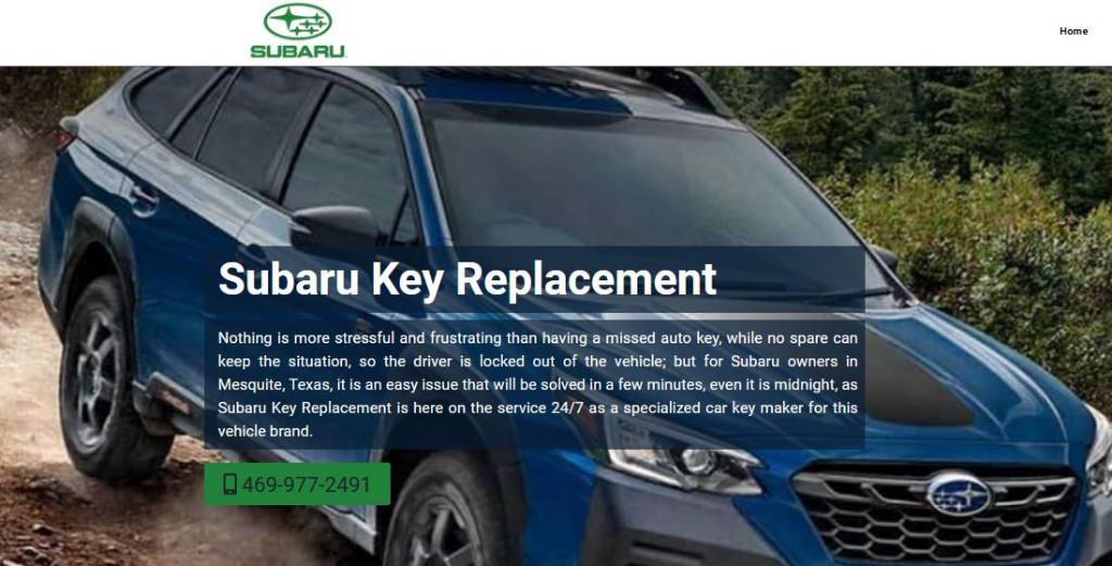 Subaru Key Replacement Mesquite in Mesquite - Image 2