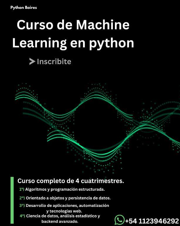 Aprenda Machine Learning en Python en Ciudad Celina - Imagen 1