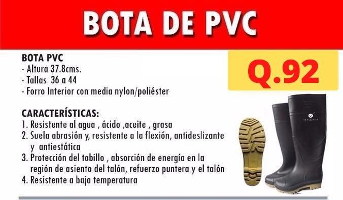Botas de PVC con punta de acero en Chinautla - Imagen 1