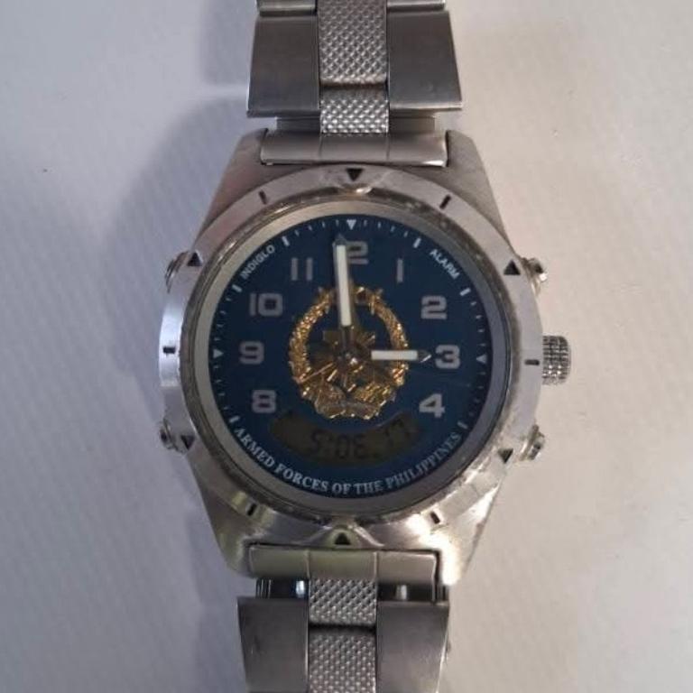 TIMEX AFP MILITARY WATCH with AFP LOGO P3500 only in Philippines - Image 1