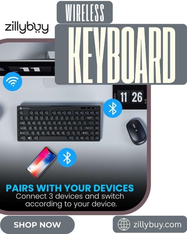 How to Connect Portronics Wireless Keyboard Easily in Mumbai - Image 1