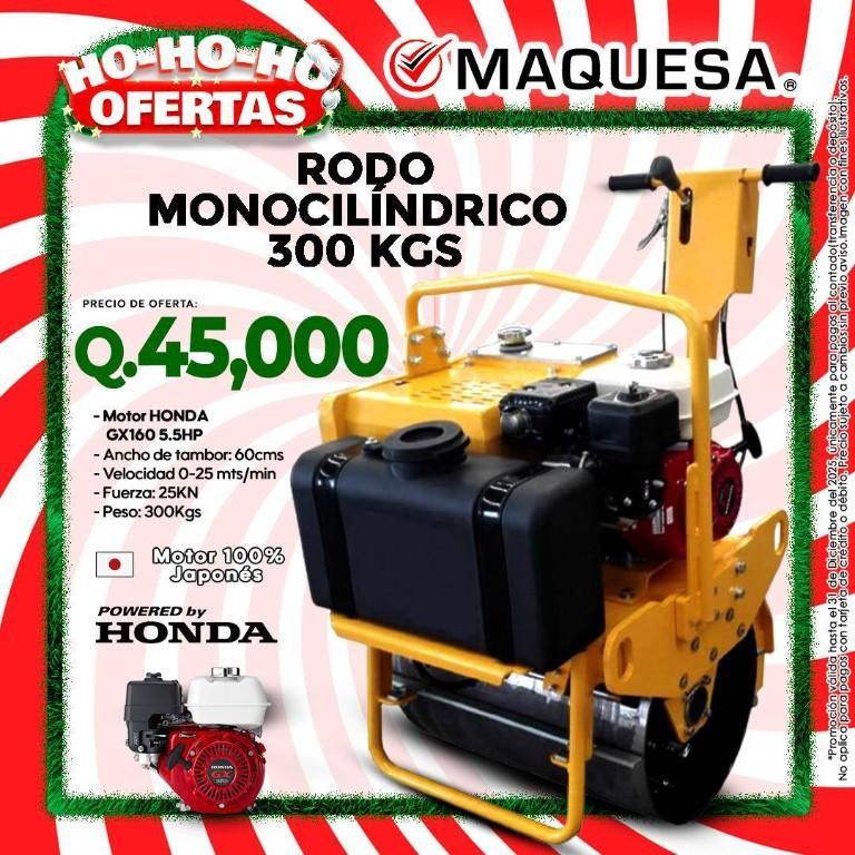 HO-HO-HO OFERTAS MAQUESA RODO MONOCILÍNDRICO 300 KGS en San Pedro Carchá - Imagen 1
