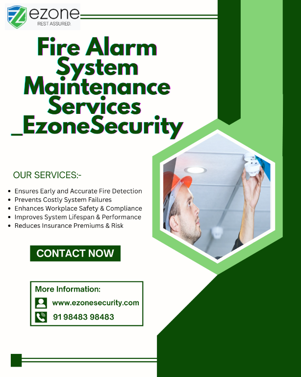 Fire Alarm System Maintenance Services – EzoneSecurity in Bikaner - Image 1