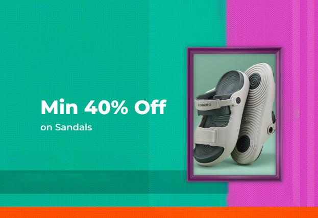 Min 40 Off on Sandals in Ahmednagar - Image 1