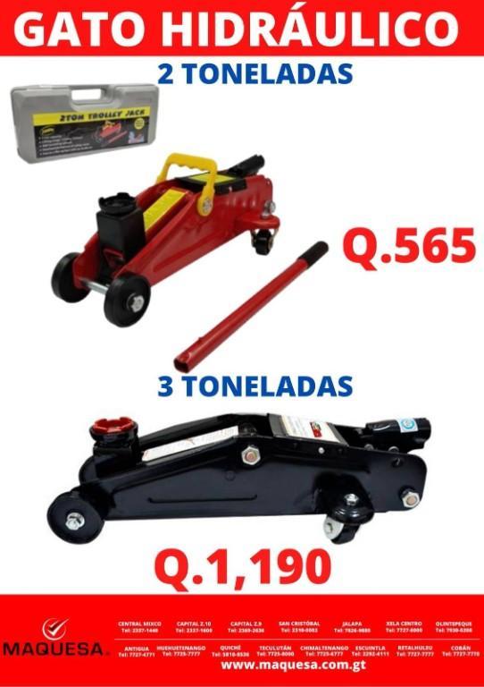 ¡GATO HIDRÁULICO EN OFERTA! Potencia y seguridad en San Pedro Carchá - Imagen 1