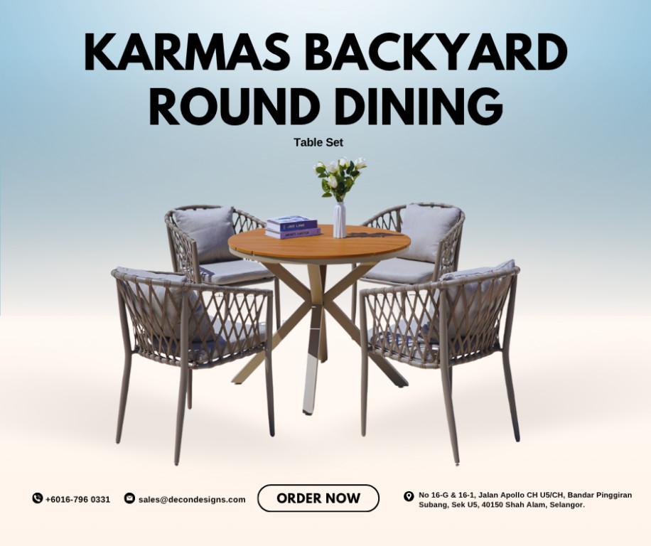 Karmas Backyard Square Dining Table Set by decondesigns in Malaysia - Image 7