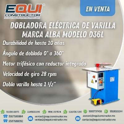 Dobladora Eléctrica de Estribos ALBA DAE16L Baja California Sur en La Paz - Imagen 1