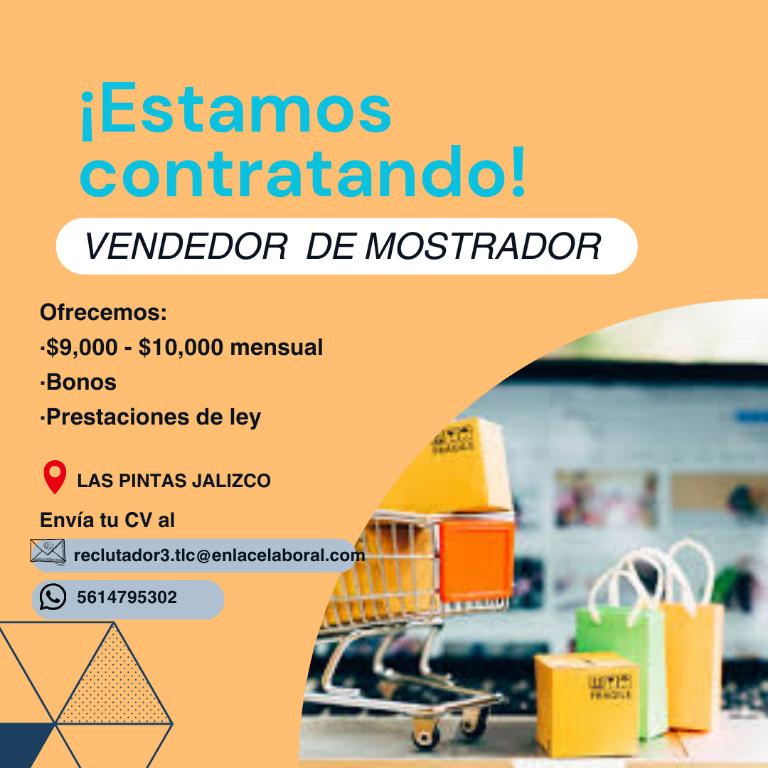 VACANTE EN VENDED R DE MOSTRADOR en México - Imagen 1
