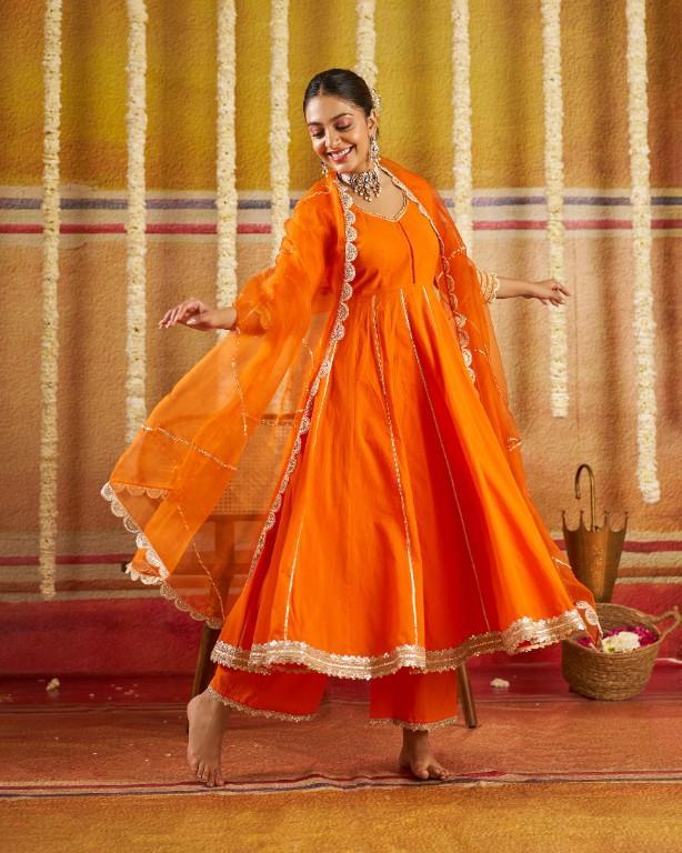 Buy Haya Cotton Gotapatti Suit Set Online - Guleri in Vaishali Nagar - Image 4