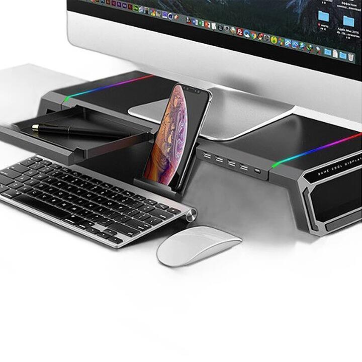 ICE COOREL T1 Multifunctional Monitor Riser Stand with … in Perth - Image 1