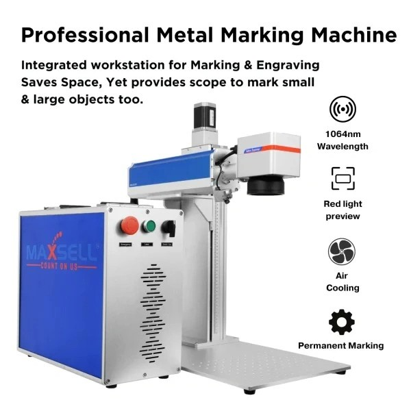 Advanced Fiber Laser Marking Machine for Permanent Marking in Egmore - Image 1