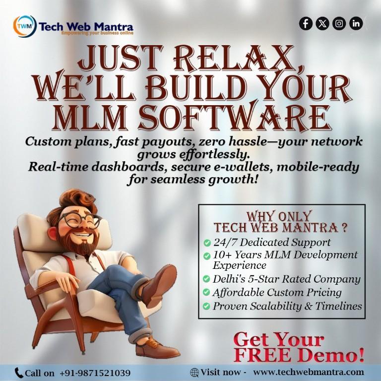 Binary MLM Software Company in Delhi – Tech Web Mantra in Mahipalpur - Image 1