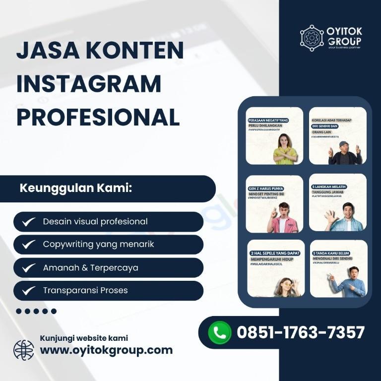 JASA KONTEN INSTAGRAM PROFESIONAL in Indonesia - Image 1