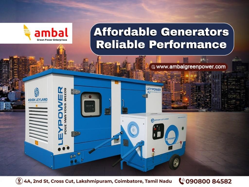 Efficient Backup Power Solutions with Second Hand Generators in India - Image 1
