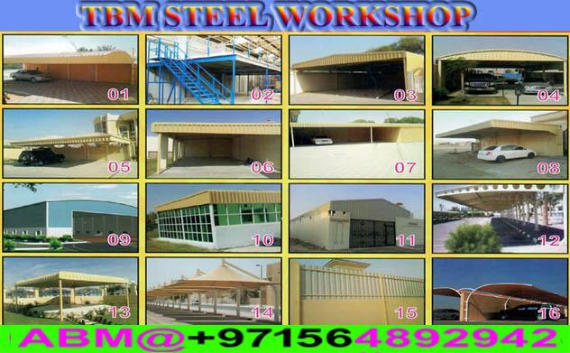 Ruff Panel Cladding Steel Structure Shade Maintenance in Ajman in United Arab Emirates - Image 3