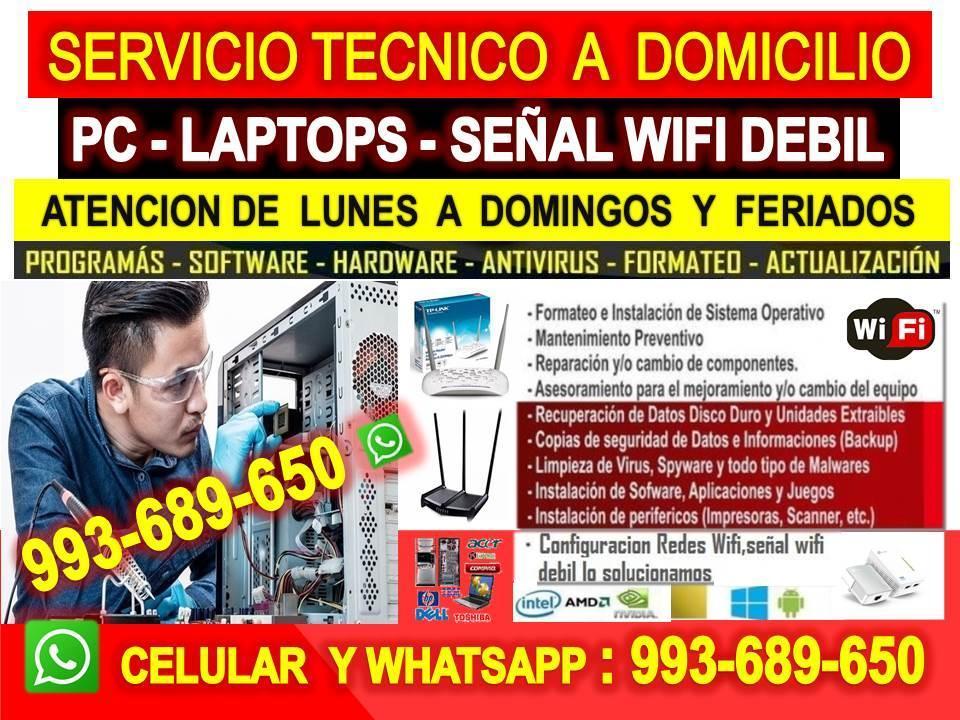 REPARACIONES A INTERNET PC LAPTOP REDES WIFI FIBRA OPTICA en Perú - Imagen 1